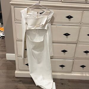 Chic White Skirt Set for Women